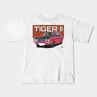 Geo3Doodles Hillman Avenger Tiger II Tiger Doodle Kids T-Shirt